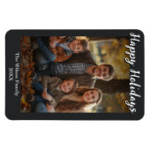 Fotomagnet mit individuellem Foto und Text Magnet (Horizontal)