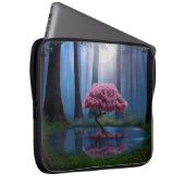 Fotomanipulation des Pink Tree Pond Forest Laptopschutzhülle (Vorne Rechts)