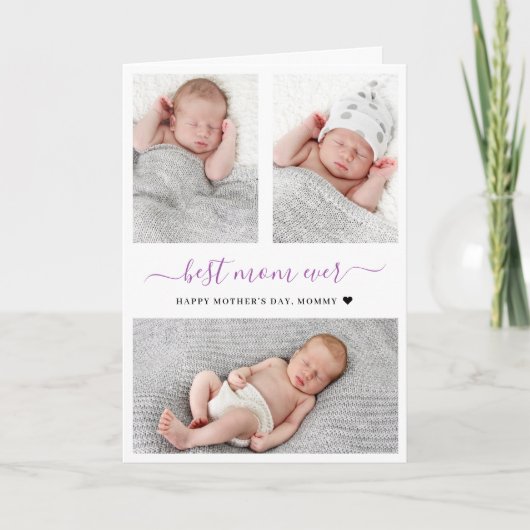 Fotomaterial Collage Faltded Card Karte (Vorderseite)