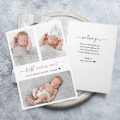 Fotomaterial Collage Faltded Card Karte