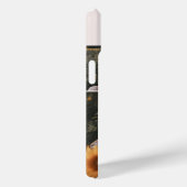 Fotomaterial Elegantes Monogramm Rosa Rosa Case-Mate iPhone Hülle (Rückseite / Rechts)