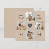 Fotomaterial für die Mama - Grußkarten (Vorne/Hinten)