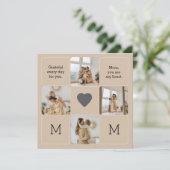 Fotomaterial für die Mama - Grußkarten (Stehend Vorderseite)