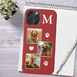 Fotomaterial für Haustiere Moderner Orangenhund Case-Mate iPhone Hülle<br><div class="desc">Jetzt kannst du deinen besten Freund mit dir tragen, wo immer du hingehst mit diesem speziellen Hund Tier Foto iPhone Gehäuse . Diese 3-Foto-Collage mit Herz und Pfoten-Print-Design ist modern, elegant, cool und niedlich. Pfoten mit Foto, Katz-Foto oder einem Haustier mit Pfoten! Personalisieren Sie mit mit Monogramm Initial und fügen...</div>