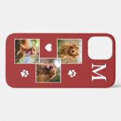 Fotomaterial für Haustiere Moderner Orangenhund Case-Mate iPhone Hülle (Rückseite (Horizontal))