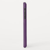 Fotomaterial für Heimtiere Moderner Monogramm Lila Case-Mate iPhone Hülle (Hinten/Links)