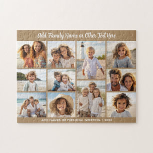 Fotomontage - 11 Bilder und Text - Heiter Neutral Puzzle