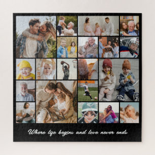 Fotomontage 20 Bilder Raster Benutzerdefiniert Qua Puzzle