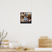 Fotomontage 9 Bilderraster Benutzerdefiniert Quadr Poster (Küche)