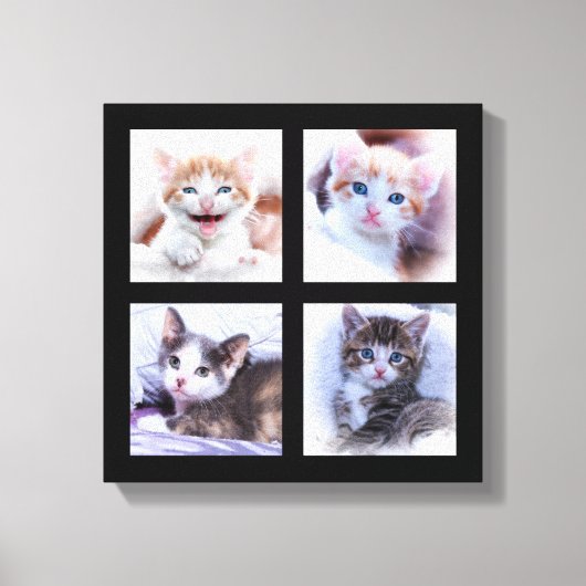 Fotomontage auf Leinwand (Vorderseite)