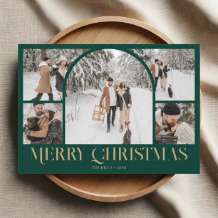 Fotomontage Bogen Frohe Weihnachten Vintage