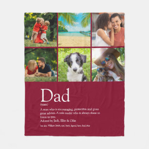 Fotomontage Bordeaux Papa Vater Vater Definition Fleecedecke