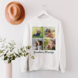 Fotomontage-Gitter mit Ihrem benutzerdefinierten T Sweatshirt