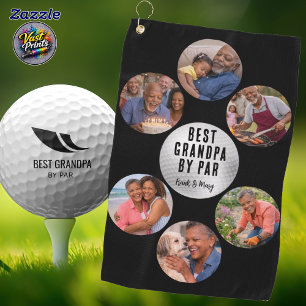 Fotomontage mit individuellem Text Golfhandtuch
