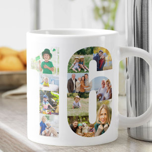 Fotomontage Nummer 16 - 16. Geburtstag Jumbo-Tasse