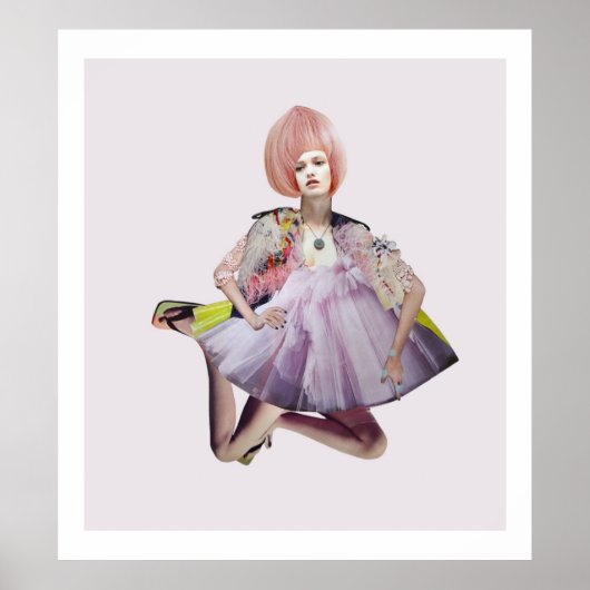 Fotomontage Woman Wearing Poster (Vorne)