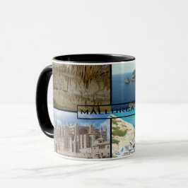 fotomontage zerteilt von Mallorca - Majorca in der Tasse