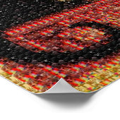 Fotomosaic-Tournée du Chat Noir Poster (Ecke)