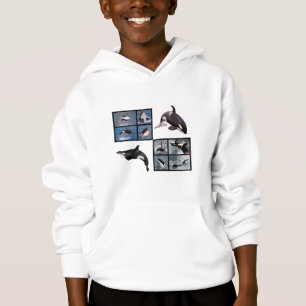 Fotomosaik der Mörderwale Hoodie