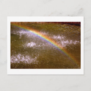 Fotonenbogen Regenbogen Postkarte