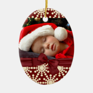 Fotoovalverzierung Keramik Ornament
