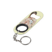 Fotopersonalisieren hinzufügen mini flaschenöffner (Rückseite Schrägansicht)