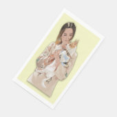 Fotopersonalisieren hinzufügen serviette (Ecke)