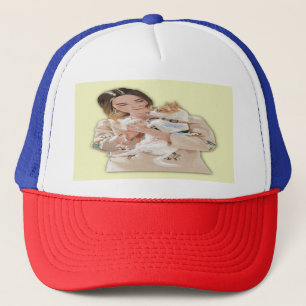Fotopersonalisieren hinzufügen truckerkappe