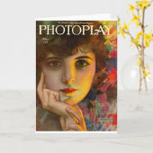 Fotoplay-Titelblatt vor 1923 Karte (Gelbe Blume)