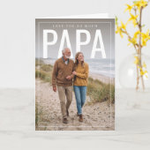 FotoPop Papa Karte (Gelbe Blume)