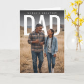 FotoPop Weltbester Papa Karte (Gelbe Blume)