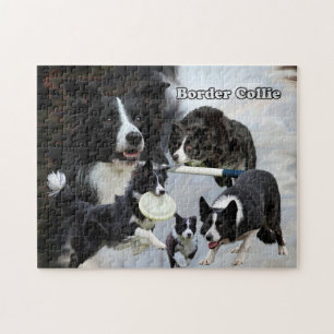 Fotopuzzlespiel-Grenzcolliecollage Puzzle