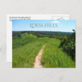 Fotorasse Von der Aussicht, Loess Hills Staat Park Postkarte (Vorne/Hinten)
