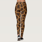 Fotorealistisches Giraffenverborgen Leggings (Rückseite)