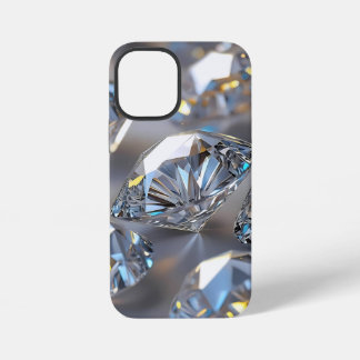 Fotorealistisches Nah-Up von Sparkling Diamond iPhone 12 Mini Hülle