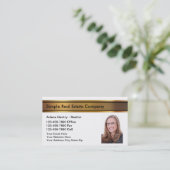 Fotorealtor-Geschäfts-Karten Visitenkarte (Stehend Vorderseite)