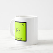 Fotorezeptor - T-Shirt Professor-Funny Chemistry Kaffeetasse (Vorderseite Links)