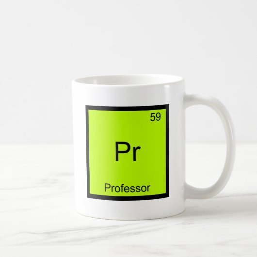 Fotorezeptor - T-Shirt Professor-Funny Chemistry Kaffeetasse (Rechts)