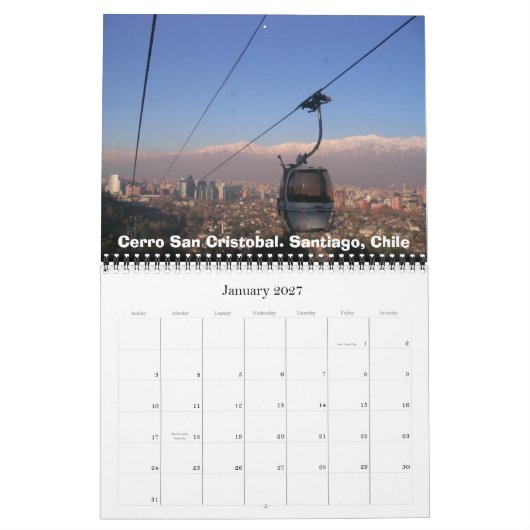 Fotos aus Chile Kalender (Jan 2027)