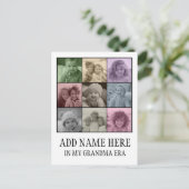 Fotos Auto Filter - In meiner Oma-Zeit Postkarte (Stehend Vorderseite)