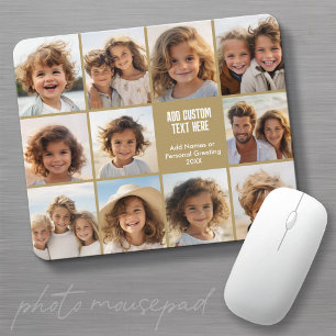 Fotos Collage - 11 Bilder und Text - Champagner Go Mousepad