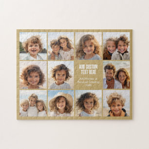 Fotos Collage - 11 Bilder und Text - Champagner Go Puzzle