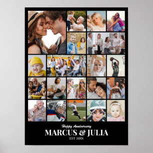 Fotos Collage 20 Bilder 12x16 18x24 24x32 30x40 Poster