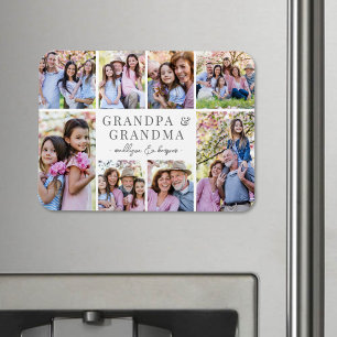 Fotos Collage für Großeltern Magnet