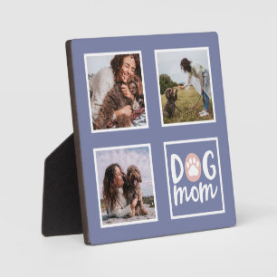 Fotos Collage Hundemutter Typografie Pfotenabdruck Fotoplatte