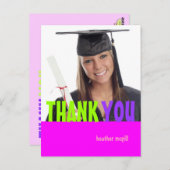 Fotos Danke Postkarten, 1000 Farben. Postkarte (Vorne/Hinten)