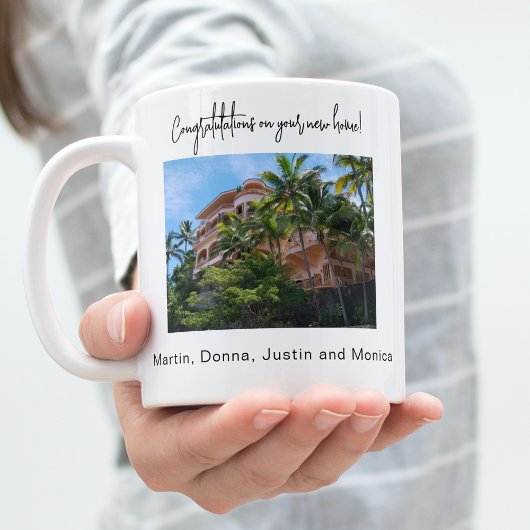 Fotos der Erwärmung Kaffeetasse