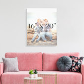Fotos der Familie 16x20 - VORLAGE Leinwanddruck (Insitu (Wohnzimmer))