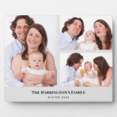 Fotos der Familie mit benutzerdefinierten 3 Abschn Fotoplatte (Vorderseite)