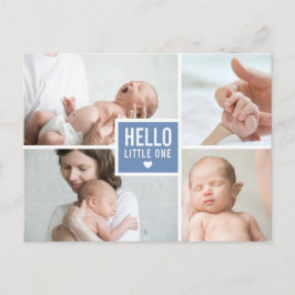 Fotos der "Modern Hello and Birce Announcement" Postkarte